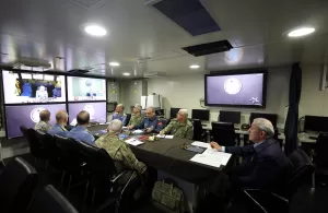 - "23 Nisan'da saat 09.00'dan itibaren TCG Anadolu, Karadeniz’e doğru