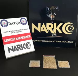 MUĞLA (AA) – Muğla'nın Datça ilçesinde düzenlenen uyuşturucu operasyonunda, 2