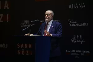 ADANA (AA) – Saadet Partisi Genel Başkanı Temel Karamollaoğlu, Adana'da