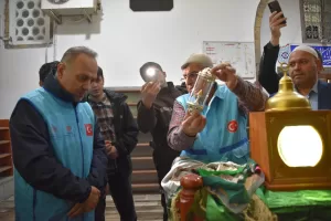 ŞANLIURFA (AA) – Şanlıurfa'nın Siverek ilçesinde, sahurda ziyarete açılan Sakal-ı