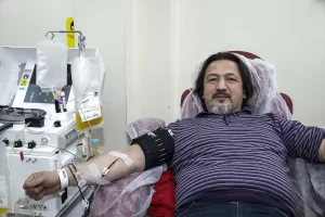 ANKARA (AA) – Türk Kızılayın Orta Anadolu Bölge Kan Merkezinde