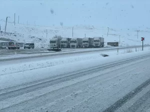 VAN (AA) – Van'ın Başkale ilçesinde etkili olan kar nedeniyle