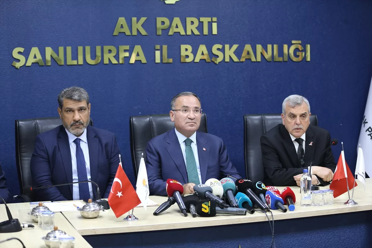 Adalet Bakanı Bekir Bozdağ, Şanlıurfa'da konuştu: