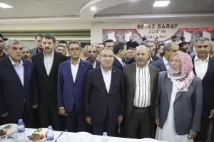 ŞANLIURFA (AA) – Adalet Bakanı Bekir Bozdağ, Şanlıurfa'da "kan davalı"