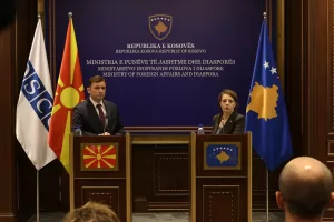 PRİŞTİNE (AA) – AGİT Dönem Başkanı ve Kuzey Makedonya Dışişleri