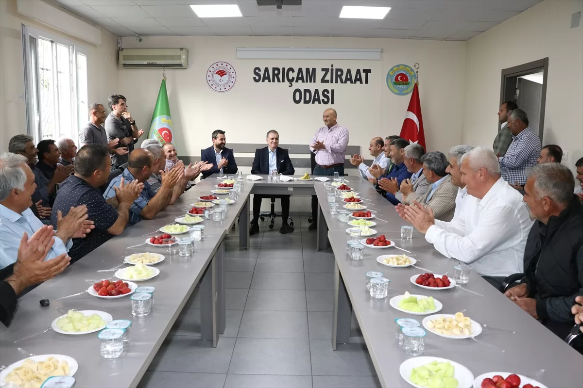 AK Parti Sözcüsü Ömer Çelik, Adana'da ziyaretlerde bulundu