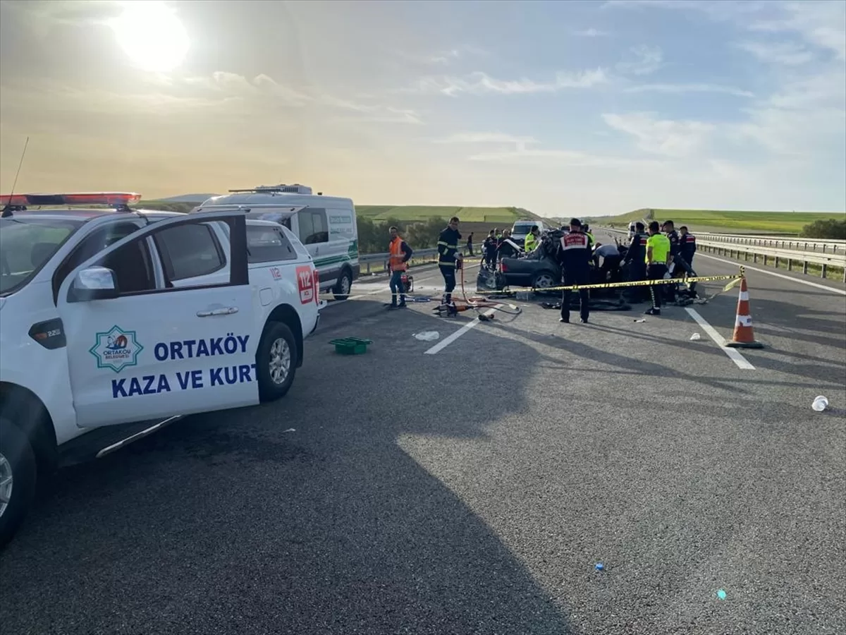 Aksaray'da otomobilin tıra çarptığı kazada 1 kişi öldü