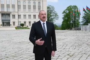 BAKÜ (AA) – Azerbaycan Cumhurbaşkanı İlham Aliyev, Orta Koridor'un Azerbaycan