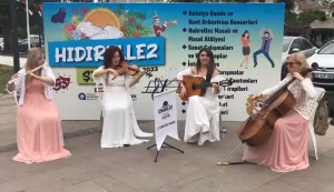 ANTALYA (AA) – Antalya'da Hıdırellez Şenliği, çeşitli etkinliklerle kutlanıyor. Büyükşehir