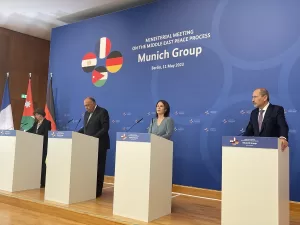 BERLİN (AA) – Almanya, Fransa, Mısır ve Ürdün dışişleri bakanları,