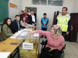 İSTANBUL (AA) – Bağcılar'da yaşayan 1250 engelli vatandaş, Cumhurbaşkanı ve