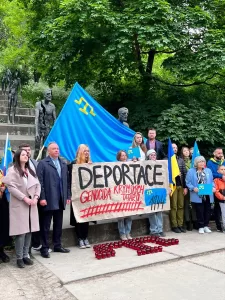 PRAG (AA) – Çekya’nın başkenti Prag’da, Kırım Tatarlarının sürgüne gönderilmesinin