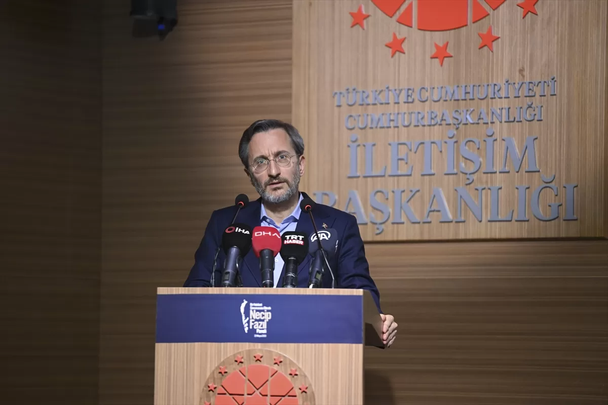 Cumhurbaşkanlığı İletişim Başkanı Altun, “Bir Hakikat Savunucusu Olarak Necip Fazıl Paneli”nde konuştu: