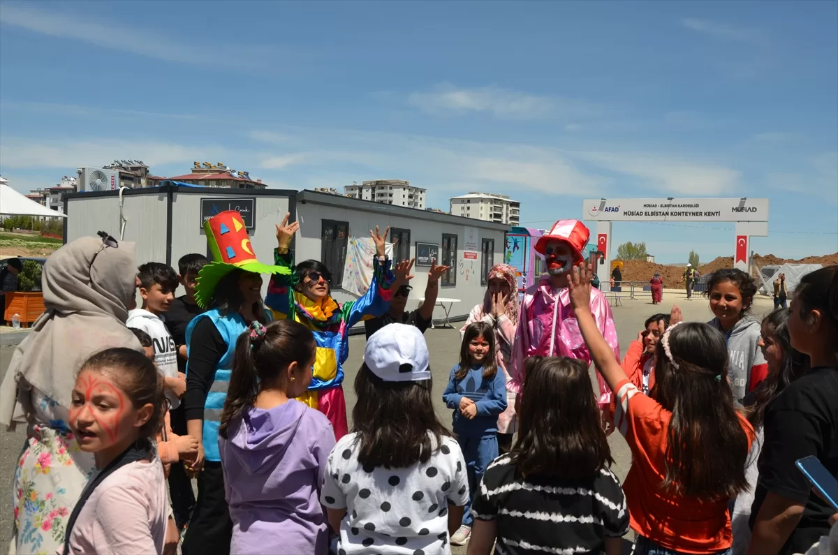 Cumhurbaşkanlığı İletişim Başkanlığı Elbistan'da depremzede çocuklar için etkinlik düzenledi
