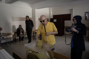 ANKARA (AA) – Görme engelliler, bu yıl ilk kez tek