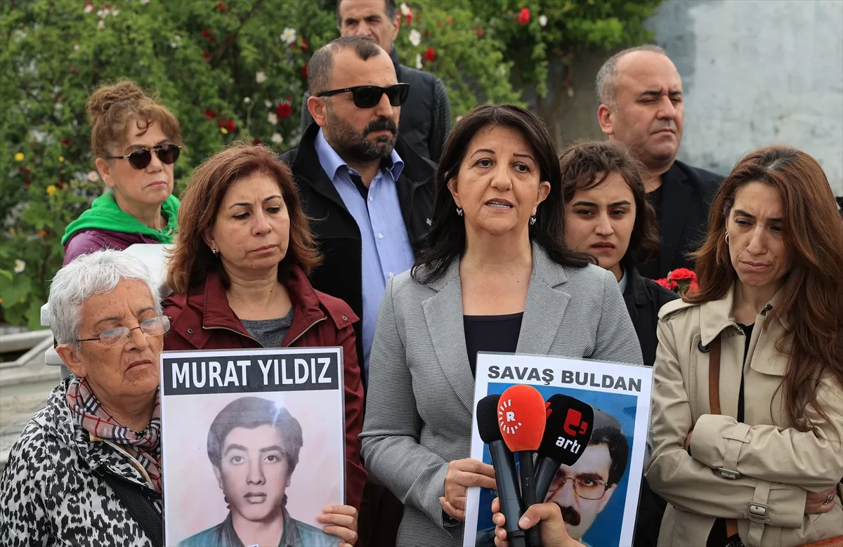 HDP Eş Genel Başkanı Buldan “Cumartesi anneleri” anma programına katıldı