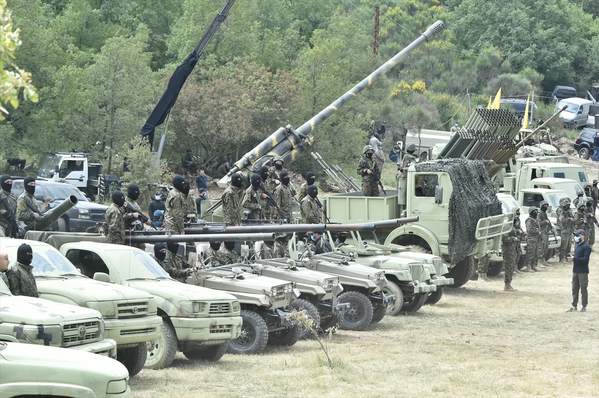 Hizbullah, Lübnan'ın güneyinde askeri tatbikat yaptı