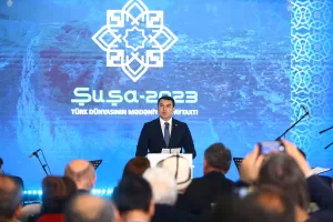 ŞUŞA (AA) – Azerbaycan'ın Karabağ bölgesinin sembol şehri Şuşa'da, "Türk