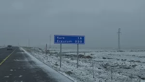 KARS (AA) – Ardahan ve Kars'ta mayıs ayında kar etkili