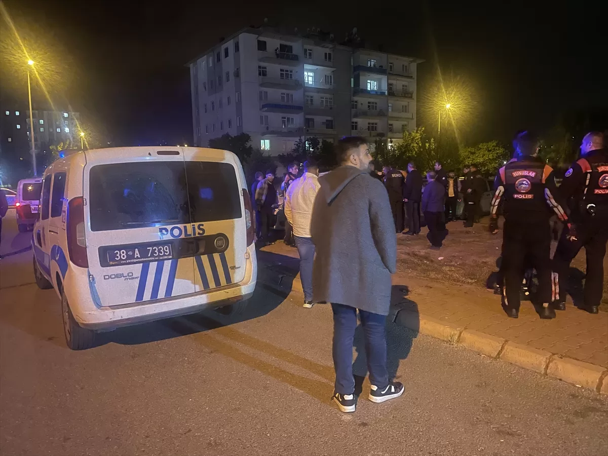 Kayseri'deki silahlı kavgada 1 kişi yaralandı