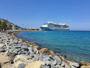 AYDIN (AA) – "Bahama" bandıralı dev kruvaziyer "Odyssey of the