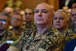 BEYRUT (AA) – Lübnan Genelkurmay Başkanı Joseph Avn, 28 Mayıs'ta