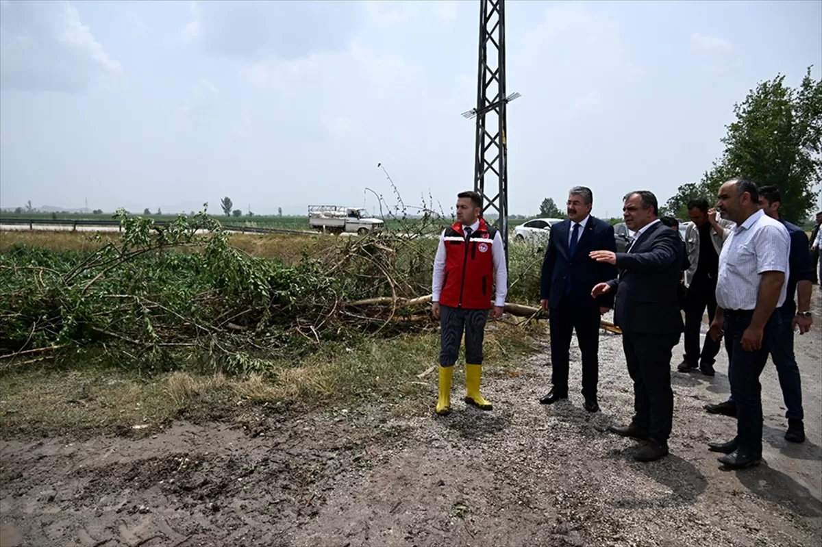 GÜNCELLEME – Osmaniye'de fırtına ve sağanak hayatı olumsuz etkiledi