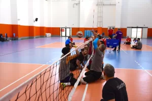 AKSARAY (AA) – ZEKERİYA KARADAVUT – Türkiye Oturarak Voleybol (Paravolley)