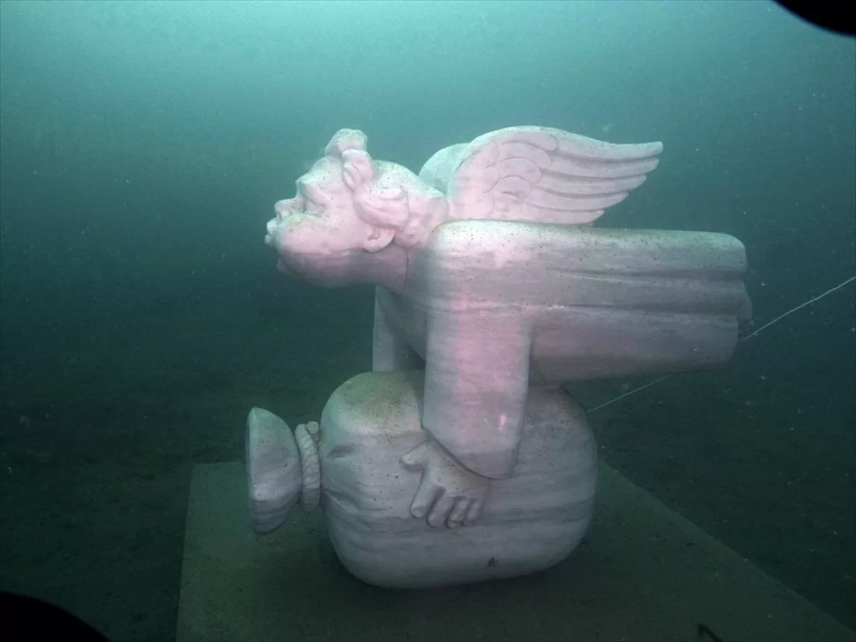Prof. Dr. Mustafa Sarı yapay resif ve su altı heykel galerisi dalış izlenimlerini anlattı: