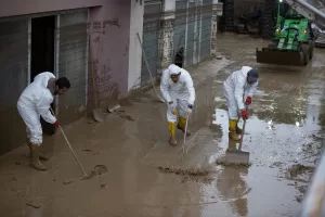 ANKARA (AA) – Ankara'nın Elmadağ ilçesinde dün akşam saatlerinde etkili