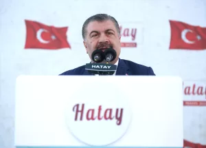 - "(Defne Devlet Hastanesi) Hastanemiz, söz verdiğimiz gün dolmadan 57'nci