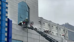 SAMSUN (AA) – Samsun Eğitim ve Araştırma Hastanesi'nde çıkan yangın,