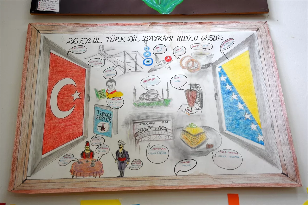 Saraybosnalı öğrenciler, YEE tarafından düzenlenen Türkçe sınavına girdi