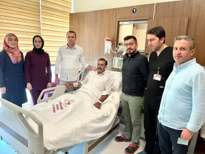 SİİRT (AA) – Siirt'te karın ağrısı şikayetiyle hastaneye başvuran hasta,