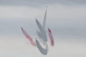 SAMSUN (AA) – Türk Hava Kuvvetlerinin akrobasi timi Türk Yıldızları