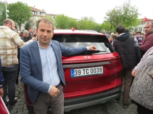 KIRKLARELİ (AA) – Türkiye'nin yerli otomobili Togg'un Kırklareli'ndeki tanıtımı devam