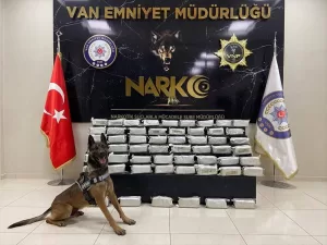 VAN (AA) – Van'da bir araçta yapılan aramada 60 kilogram