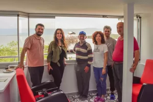 BURSA (AA) – Bursa'nın Karacabey ilçesindeki Avrupa Leylek Köyü Eskikaraağaç