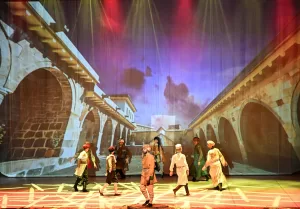 İSTANBUL (AA) – Devlet Halk Dansları Topluluğunun sahnelediği dans tiyatrosu