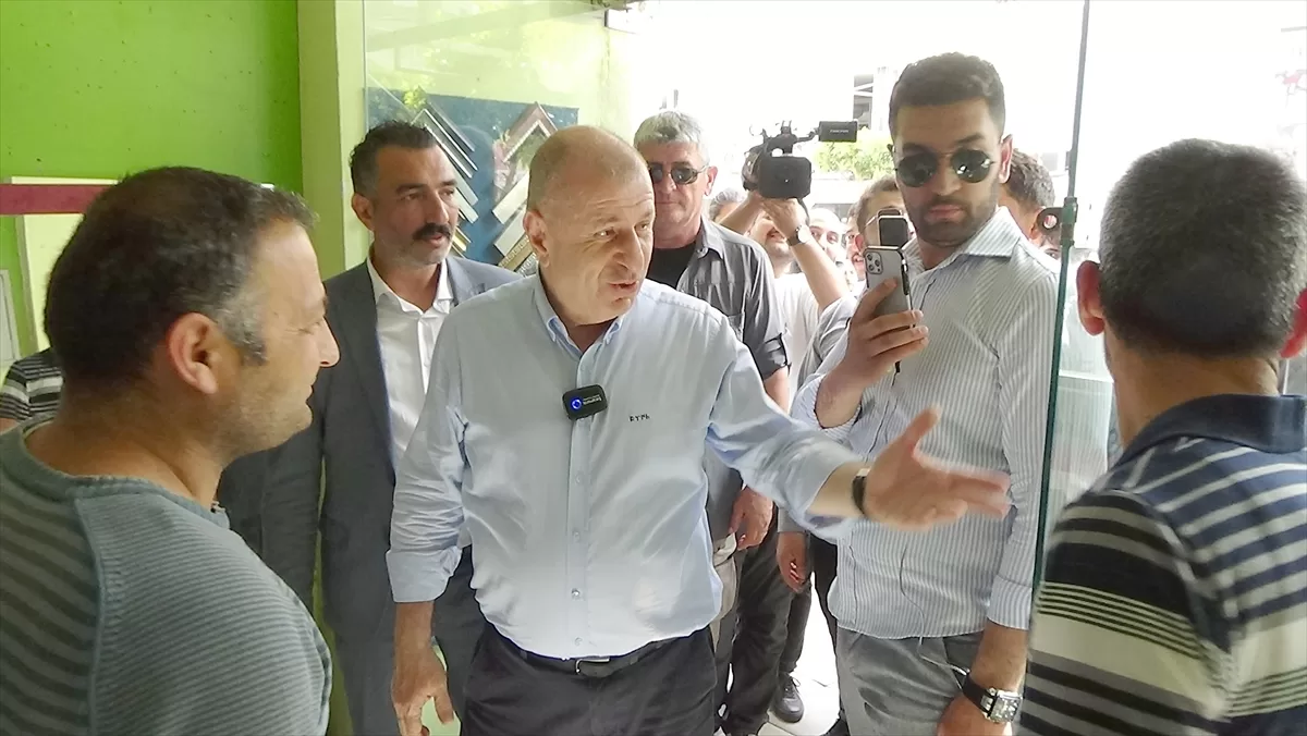 Zafer Partisi Genel Başkanı Özdağ, Mersin'de ziyaretlerde bulundu