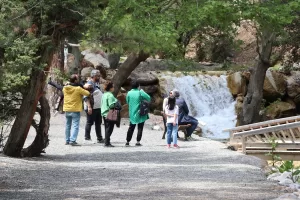 DENİZLİ (AA) – Denizli'nin Acıpayam ilçesindeki kanyon, Kurban Bayramı tatilinde