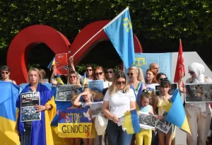 ADANA (AA) – Adana'da yaşayan Ukraynalılar, Rusya'nın ülkelerine yönelik saldırılarını