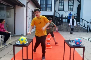 AMASYA (AA) – Amasya'nın Merzifon ilçesinde down sendromlu ve zihinsel