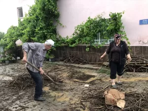 AYDIN (AA) – Aydın'ın Yenipazar ve Bozdoğan ilçelerinde şiddetli sağanak