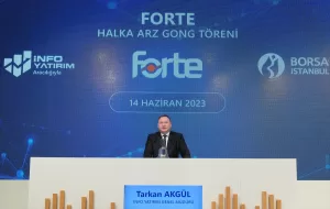 İSTANBUL (AA) – Borsa İstanbul'da gong, Forte Bilgi İletişim Teknolojileri