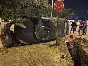 ELAZIĞ (AA) – Elazığ'da otomobilin devrilmesi sonucu yaralanan 2 kişi