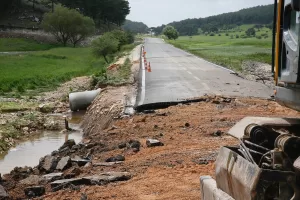 ESKİŞEHİR (AA) – Eskişehir'in Seyitgazi ilçesinde şiddetli yağış nedeniyle yaşanan