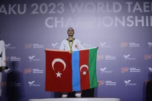 ANKARA (AA) – Milli sporcu Hakan Reçber, Azerbaycan'da düzenlenen Dünya