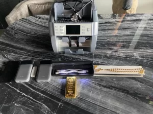  - Görüntülerde baskın yapılan bir evde içi para dolu