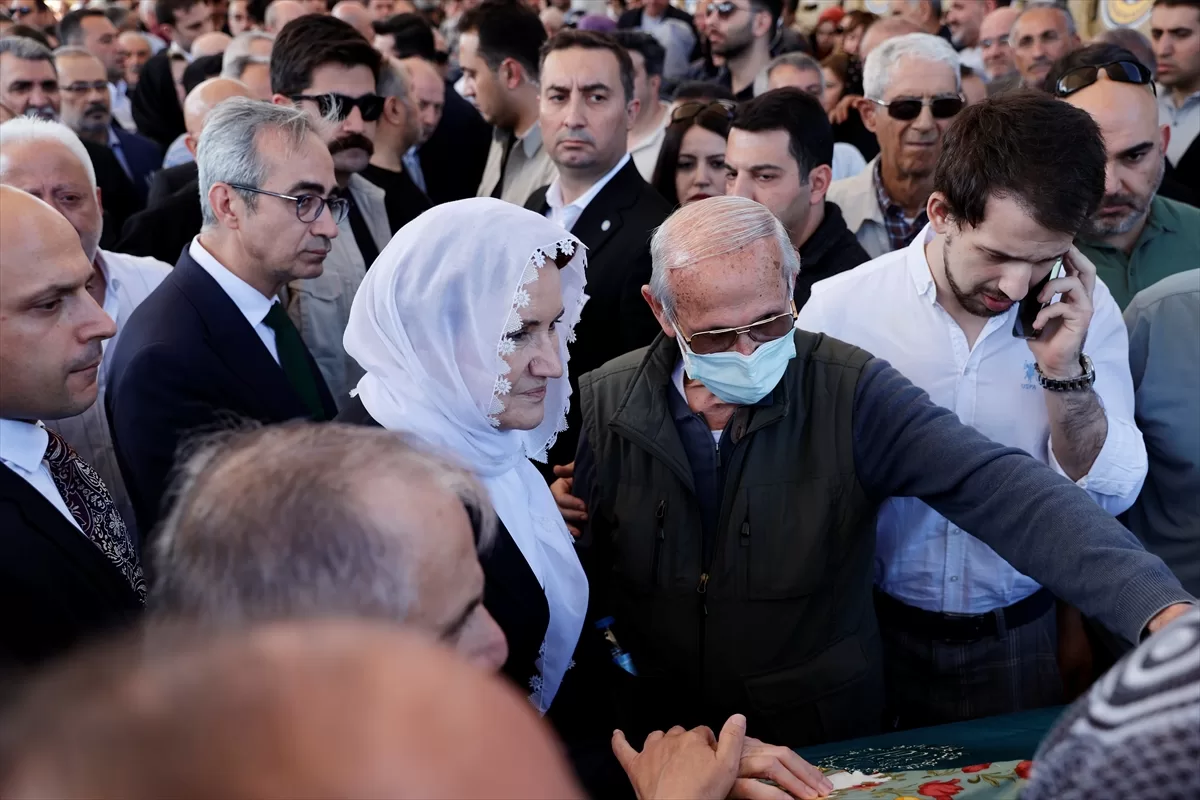 İYİ Parti Genel Başkanı Akşener, Edip Çamlıgüney'in cenaze törenine katıldı